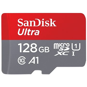 SanDisk MicroSDXC 128GB Ultra + SD adaptér (SDSQUA4-128G-GN6MA)