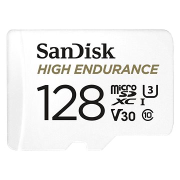 SanDisk MicroSDXC 128GB High Endurance Video U3 V30 + SD adaptér (SDSQQNR-128G-GN6IA)