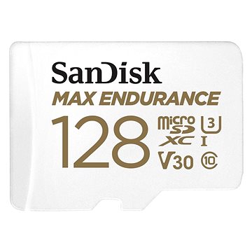 SanDisk MicroSDXC 128GB Max Endurance + SD adaptér (SDSQQVR-128G-GN6IA)