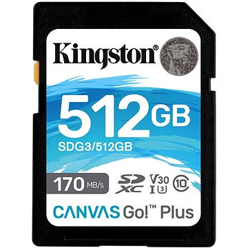 Kingston SDXC 512GB Canvas Go! Plus (SDG3/512GB)