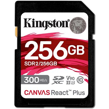 Kingston SDXC 256GB Canvas React Plus (SDR2/256GB)