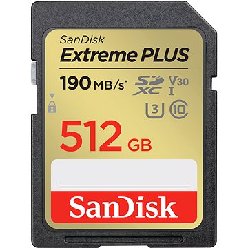 SanDisk SDXC Extreme PLUS 512GB (SDSDXWV-512G-GNCIN)