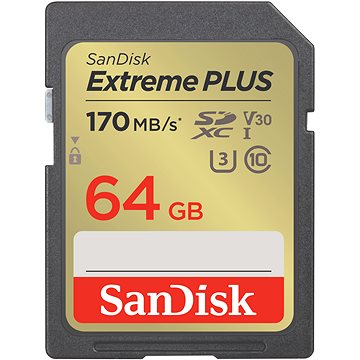 SanDisk SDXC 64GB Extreme PLUS + Rescue PRO Deluxe (SDSDXW2-064G-GNCIN)