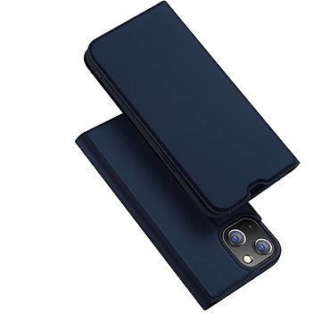 DUX DUCIS Skin Pro flipové kožené pouzdro pro iPhone 13 mini Modrá