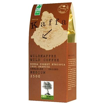 DWP eG Mletá káva Fairtrade - BIO Kaffa medium 250g (ET2-13-103)