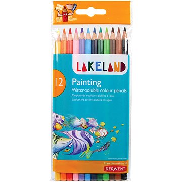 DERWENT Lakeland Painting, šestihranné, 12 barev (33254)