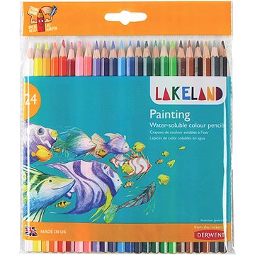 DERWENT Lakeland Painting, šestihranné, 24 barev (33255)