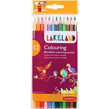 DERWENT Lakeland Colouring, kulaté, 12 barev (33356)