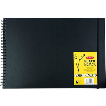 DERWENT Black Book A3 / 40 listů / 200g/m2 (2300381)