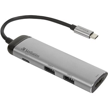 VERBATIM USB-C Multiport HUB USB 3.1 GEN 1/ 2x USB 3.0/ HDMI (49140)