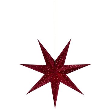 Markslöjd 705486 - Vánoční dekorace VELOURS 1xE14/6W/230V 75 cm červená (113973)