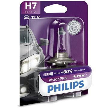 PHILIPS H7 VisionPlus 1 ks (12972VPB1)