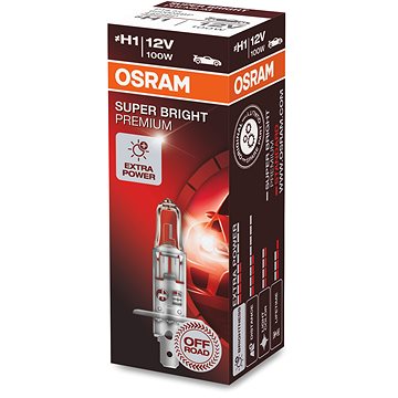 OSRAM Super Bright Premium H1, 12V, 100W, P14.5s (62200SBP)