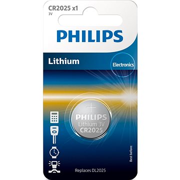 Philips CR2025 1 ks v balení (CR2025/01B)