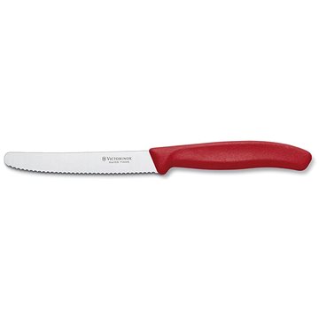 Victorinox nůž na rajčata s vlnkovaným ostřím 11 cm červený (6.7831)
