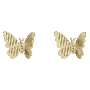 eCa Dámské náušnice motýlci zlaté (32862)