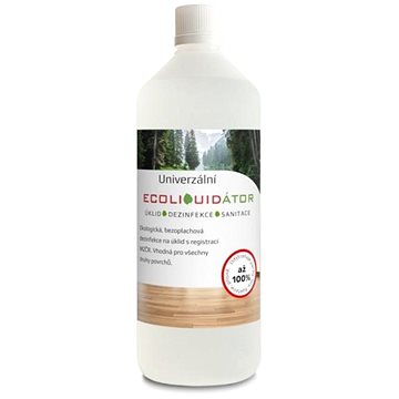 Ecoliquid Ecoliquidátor, unverzální čisticí a dezinfekční prostředek, 1 l (8595628600524)