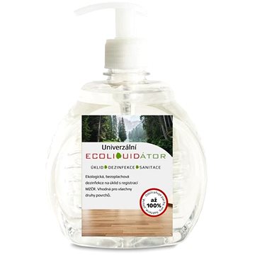 Ecoliquid Ecoliquidátor, unverzální čisticí a dezinfekční prostředek, 500 ml (8595628600548)