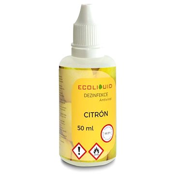 ANTIVIRAL dezinfekce na ruce Citron 50 ml kapátko (8595628601835)
