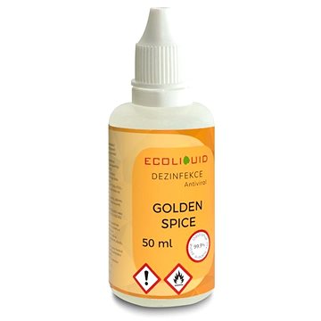 ANTIVIRAL dezinfekce na ruce Golden Spice 50 ml kapátko (8595628601842)
