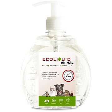 Ecoliquid ANIMAL Dezinfekce a čištění potřeb pro domácí mazlíčky, 500 ml (1236)