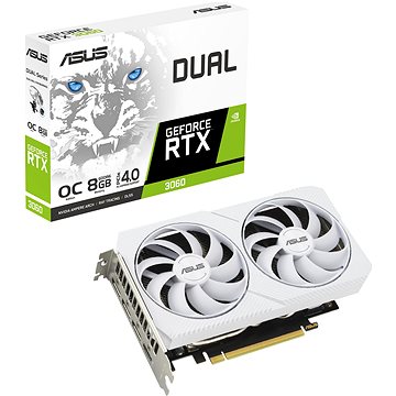 ASUS DUAL GeForce RTX 3060 O8G White (90YV0GB7-M0NA00)