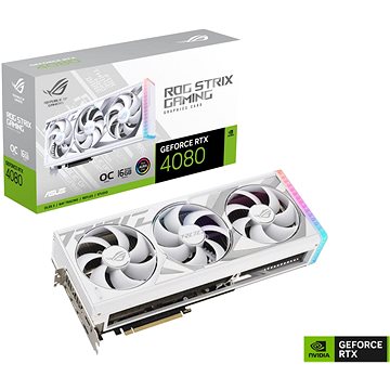 ASUS ROG STRIX GeForce RTX 4080 O16GB White (90YV0IC3-M0NA00)
