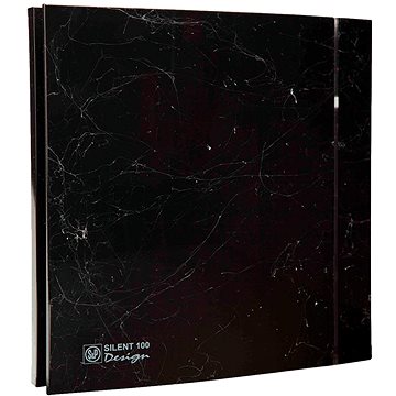 Soler&Palau SILENT 100 CZ Design Marble Black 4C koupelnový, v barvě černý mramor (5210611900)