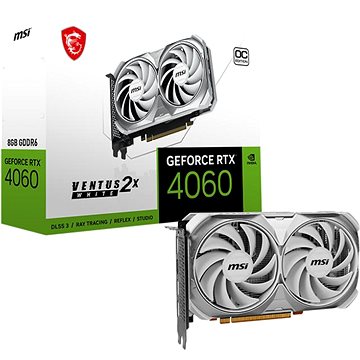 MSI GeForce RTX 4060 VENTUS 2X WHITE 8G OC