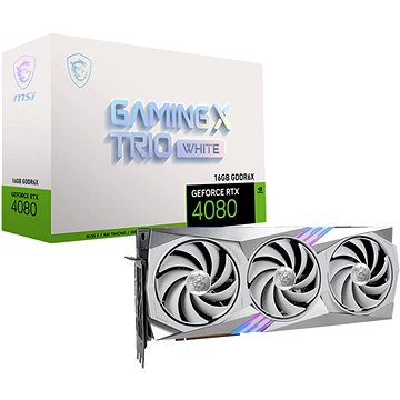 MSI GeForce RTX 4080 16GB GAMING X TRIO WHITE (RTX 4080 16GB GAMING X TRIO WHITE)