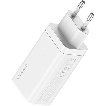 Eloop Orsen C12 GaN 65W Charger Dual USB-C + USB-A White (C12 White EU)