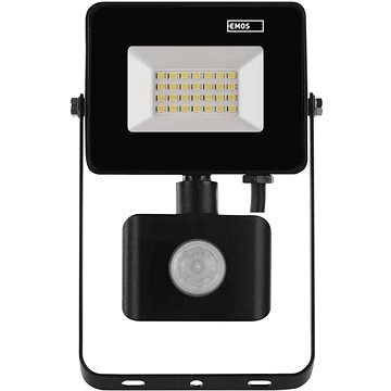 EMOS LED reflektor SIMPO s pohybovým čidlem, 20,5 W, černý, neutrální bílá (1531232200)