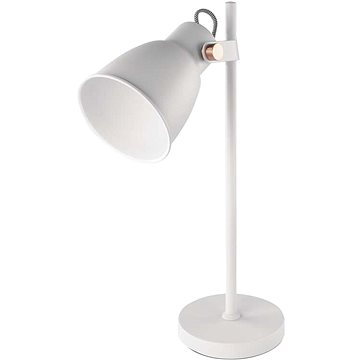 EMOS Stolní lampa JULIAN na žárovku E27, bílá (1538187000)