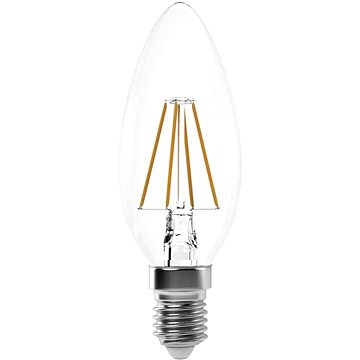 EMOS LED žárovka Filament Candle 3,4W E14 teplá bílá (1525281223)