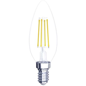 EMOS LED žárovka Filament Candle 6W E14 teplá bílá (1525281228)