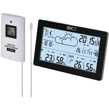 EMOS Domácí bezdrátová meteostanice E5010 (2606165000)