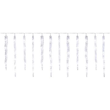 EMOS LED vánoční girlanda - rampouchy, 12 ks, 3,6 m, venkovní i vnitřní, studená bílá (DCPC07)