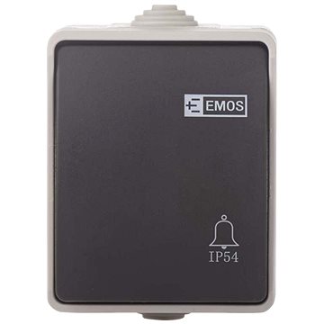 EMOS Ovládač tlačítkový 1/0, IP54 (1950011201)