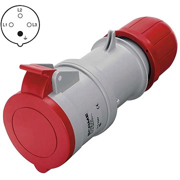 EMOS Spojka 4P 16A/400V, IP44 (3106213150)
