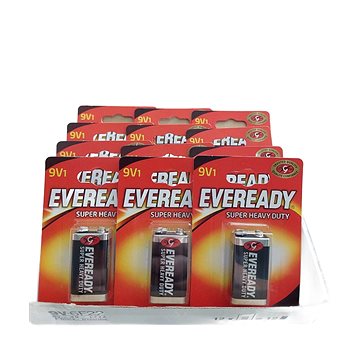 Energizer Eveready 9 V zinkochloridová baterie 12 ks (EVS00512)
