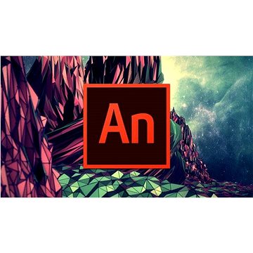 Adobe Animate, Win/Mac, EN, 12 měsíců, obnova (elektronická licence) (65297554BA01B12)