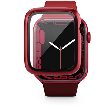Epico tvrzené pouzdro pro Apple Watch 7 (45 mm) - červené (63410151400001)