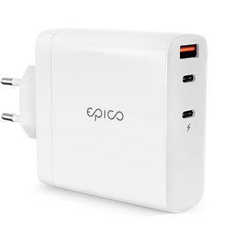 Epico 140W GaN síťová nabíječka - bílá (9915101100142)
