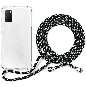Epico Nake String Case Samsung Galaxy A41 - bílá transparentní / černo-bílá (48210101000002)