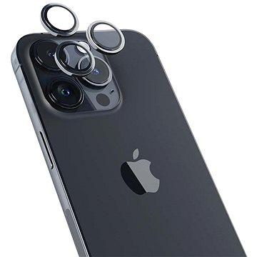 Epico Hliníkové ochranné sklo na čočky fotoaparátu pro iPhone 14 Pro / 14 Pro Max vesmírně černá (69312151300012)