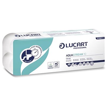 Lucart Aquastream 10 - toaletní papír, 10 ks (811B67)
