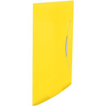 ESSELTE VIVIDA A4 s gumičkou, transparentní žlutá (624045)