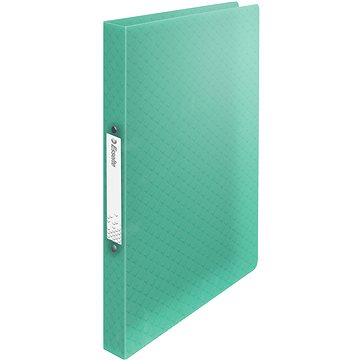 ESSELTE Colour Breeze dvoukroužkové, transparentní zelené (626243)