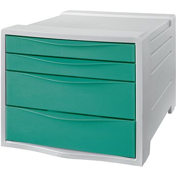 ESSELTE Colour Breeze A4, 4 zásuvky, zelený (626285)