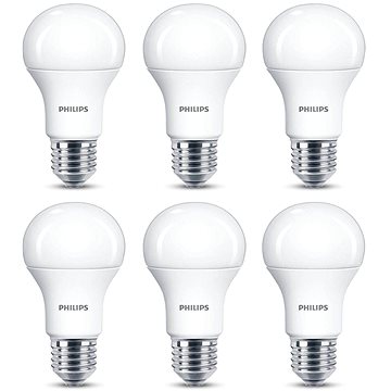 Philips LED 13-100W, E27, 2700K, matná, set 6ks (929001234591)
